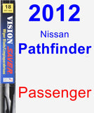 Passenger Wiper Blade for 2012 Nissan Pathfinder - Vision Saver