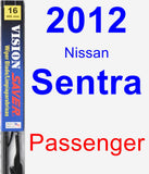 Passenger Wiper Blade for 2012 Nissan Sentra - Vision Saver