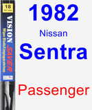 Passenger Wiper Blade for 1982 Nissan Sentra - Vision Saver