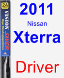 Driver Wiper Blade for 2011 Nissan Xterra - Vision Saver