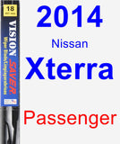 Passenger Wiper Blade for 2014 Nissan Xterra - Vision Saver