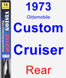Rear Wiper Blade for 1973 Oldsmobile Custom Cruiser - Vision Saver