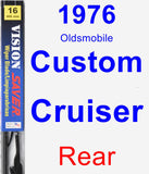 Rear Wiper Blade for 1976 Oldsmobile Custom Cruiser - Vision Saver
