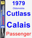 Passenger Wiper Blade for 1979 Oldsmobile Cutlass Calais - Vision Saver