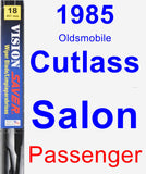 Passenger Wiper Blade for 1985 Oldsmobile Cutlass Salon - Vision Saver