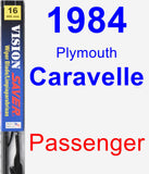 Passenger Wiper Blade for 1984 Plymouth Caravelle - Vision Saver