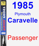 Passenger Wiper Blade for 1985 Plymouth Caravelle - Vision Saver