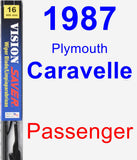 Passenger Wiper Blade for 1987 Plymouth Caravelle - Vision Saver