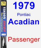 Passenger Wiper Blade for 1979 Pontiac Acadian - Vision Saver