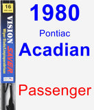 Passenger Wiper Blade for 1980 Pontiac Acadian - Vision Saver