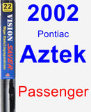 Passenger Wiper Blade for 2002 Pontiac Aztek - Vision Saver