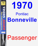 Passenger Wiper Blade for 1970 Pontiac Bonneville - Vision Saver