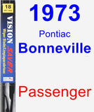 Passenger Wiper Blade for 1973 Pontiac Bonneville - Vision Saver