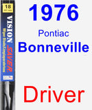 Driver Wiper Blade for 1976 Pontiac Bonneville - Vision Saver