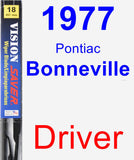 Driver Wiper Blade for 1977 Pontiac Bonneville - Vision Saver