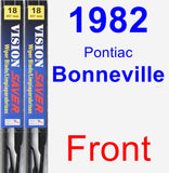 Front Wiper Blade Pack for 1982 Pontiac Bonneville - Vision Saver