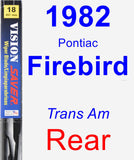 Rear Wiper Blade for 1982 Pontiac Firebird - Vision Saver