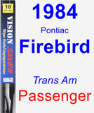 Passenger Wiper Blade for 1984 Pontiac Firebird - Vision Saver