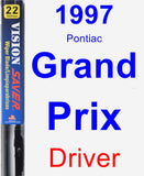 Driver Wiper Blade for 1997 Pontiac Grand Prix - Vision Saver