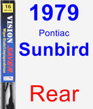 Rear Wiper Blade for 1979 Pontiac Sunbird - Vision Saver