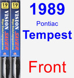 Front Wiper Blade Pack for 1989 Pontiac Tempest - Vision Saver