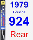 Rear Wiper Blade for 1979 Porsche 924 - Vision Saver