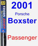 Passenger Wiper Blade for 2001 Porsche Boxster - Vision Saver