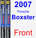 Front Wiper Blade Pack for 2007 Porsche Boxster - Vision Saver