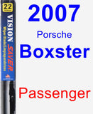 Passenger Wiper Blade for 2007 Porsche Boxster - Vision Saver