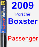 Passenger Wiper Blade for 2009 Porsche Boxster - Vision Saver