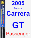 Passenger Wiper Blade for 2005 Porsche Carrera GT - Vision Saver