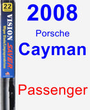 Passenger Wiper Blade for 2008 Porsche Cayman - Vision Saver