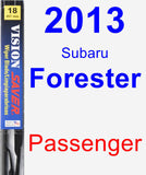 Passenger Wiper Blade for 2013 Subaru Forester - Vision Saver