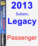 Passenger Wiper Blade for 2013 Subaru Legacy - Vision Saver