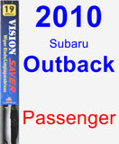 Passenger Wiper Blade for 2010 Subaru Outback - Vision Saver