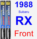 Front Wiper Blade Pack for 1988 Subaru RX - Vision Saver