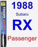 Passenger Wiper Blade for 1988 Subaru RX - Vision Saver