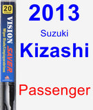 Passenger Wiper Blade for 2013 Suzuki Kizashi - Vision Saver