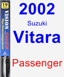 Passenger Wiper Blade for 2002 Suzuki Vitara - Vision Saver