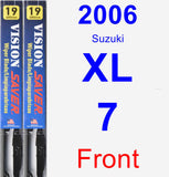 Front Wiper Blade Pack for 2006 Suzuki XL-7 - Vision Saver