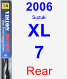 Rear Wiper Blade for 2006 Suzuki XL-7 - Vision Saver