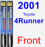 Front Wiper Blade Pack for 2001 Toyota 4Runner - Vision Saver