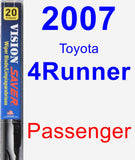 Passenger Wiper Blade for 2007 Toyota 4Runner - Vision Saver