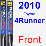 Front Wiper Blade Pack for 2010 Toyota 4Runner - Vision Saver