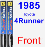 Front Wiper Blade Pack for 1985 Toyota 4Runner - Vision Saver