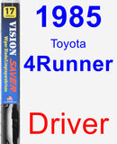 Driver Wiper Blade for 1985 Toyota 4Runner - Vision Saver