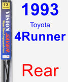 Rear Wiper Blade for 1993 Toyota 4Runner - Vision Saver