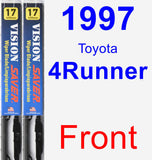 Front Wiper Blade Pack for 1997 Toyota 4Runner - Vision Saver