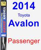 Passenger Wiper Blade for 2014 Toyota Avalon - Vision Saver