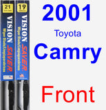 Front Wiper Blade Pack for 2001 Toyota Camry - Vision Saver